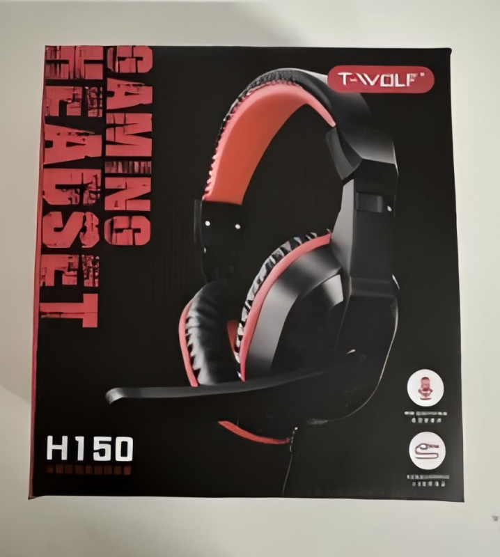 H150 Wired Gaming Headset with Mic â Comfortable Over-Ear Headphones, 3.5mm