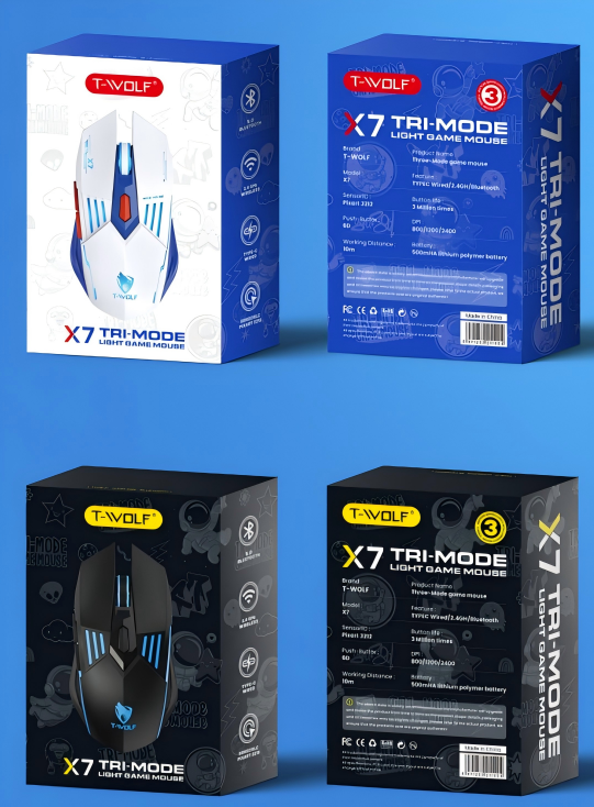 X7 Tri-Mode Gaming Mouse – Power, Precision, and Style Under $40