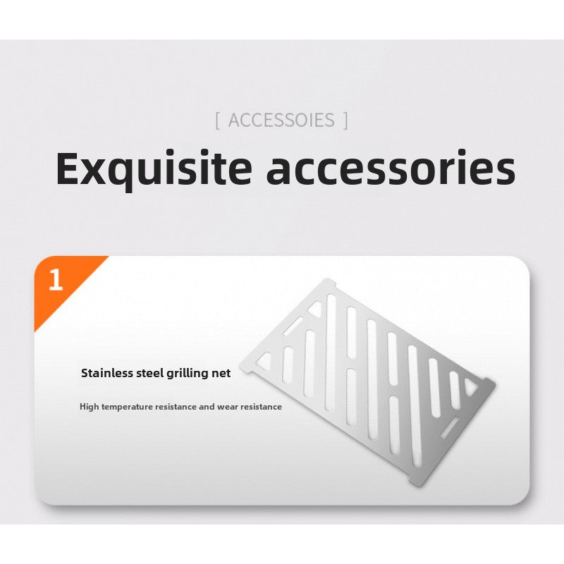 Touch-Controlled Western Food Grilling Machine Touch-Touch Barbecue Oven High Temperature Resistant 110V Steak Stove Stainless Steel Household Steak Oven - DAPANMG STORE