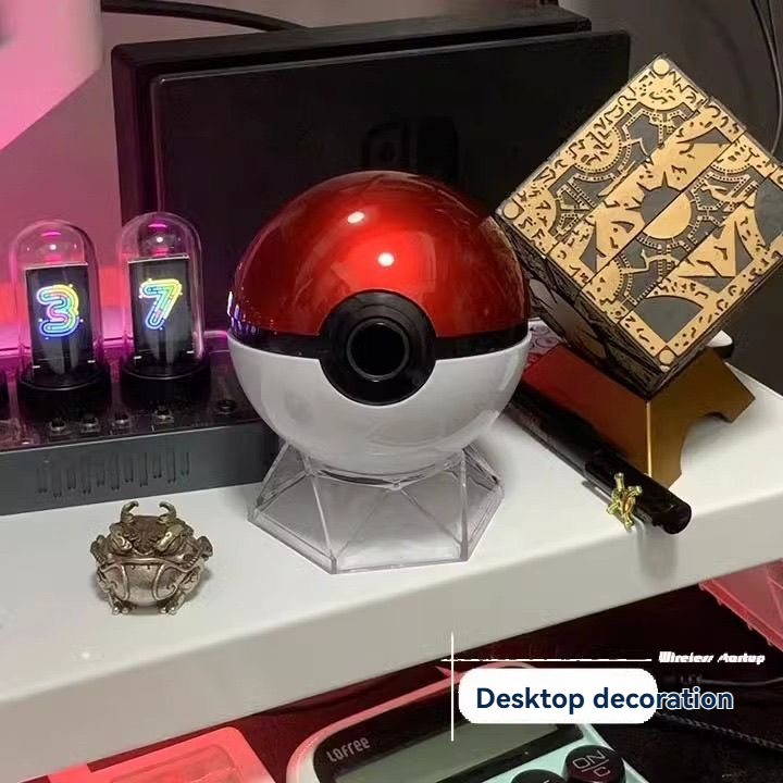 Wireless Poké Ball PC Power Button – Anime Gaming Desktop Switch