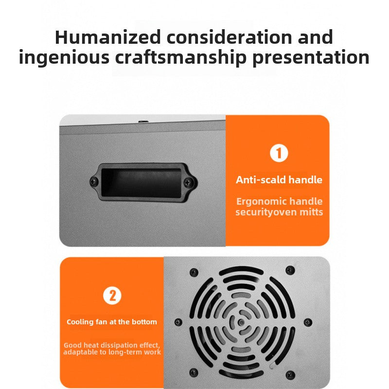 Touch-Controlled Western Food Grilling Machine Touch-Touch Barbecue Oven High Temperature Resistant 110V Steak Stove Stainless Steel Household Steak Oven - DAPANMG STORE